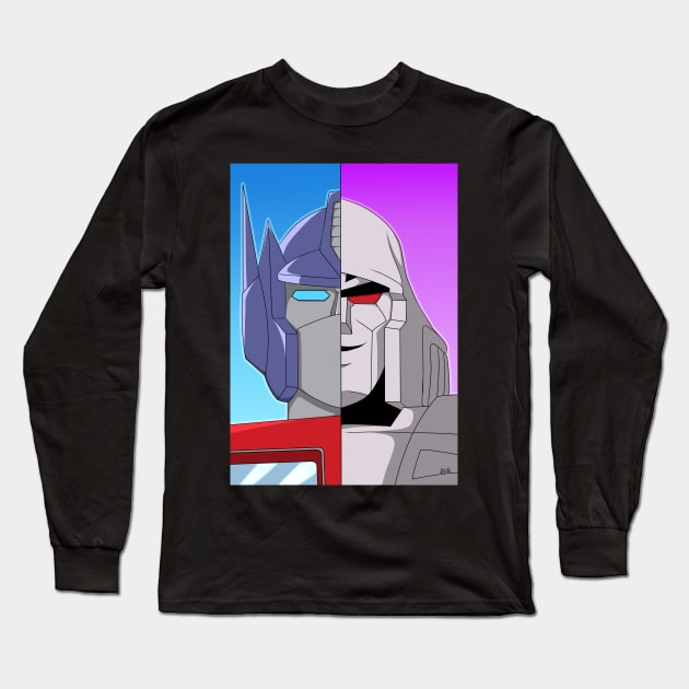 The Prime and Mega Evil Long Sleeve T-Shirt by nicitadesigns